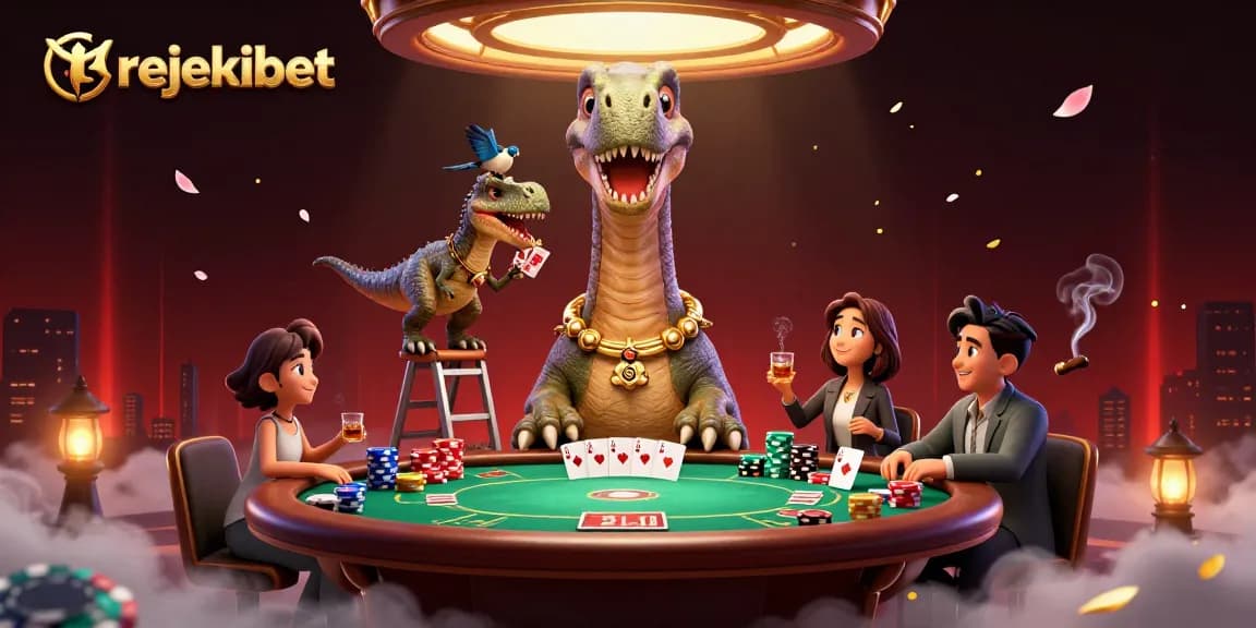 Experience the thrill of rejekibet with dynamic poker action in a vibrant casino setting.