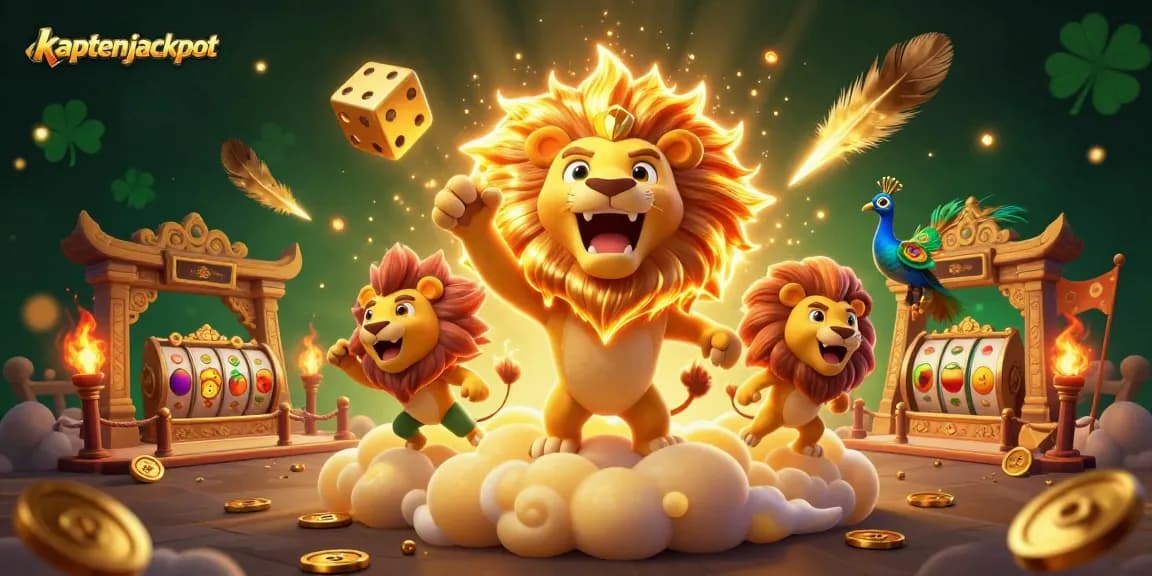 Spin the reels with kaptenjackpot in an exciting 3D casino illustration showcasing thrilling gameplay.