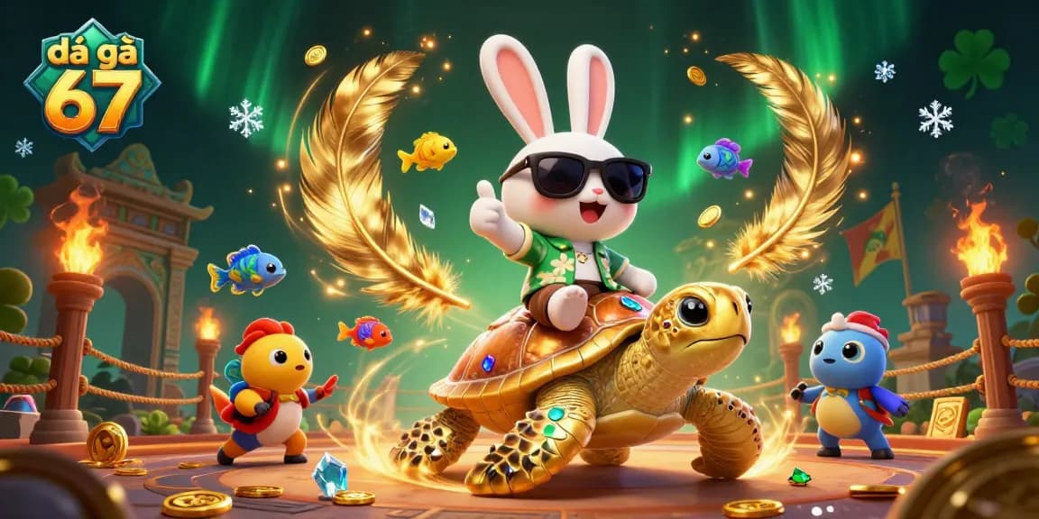 Experience the excitement of đá gà 67 with thrilling live visuals showcasing colorful characters in a fighting arena.