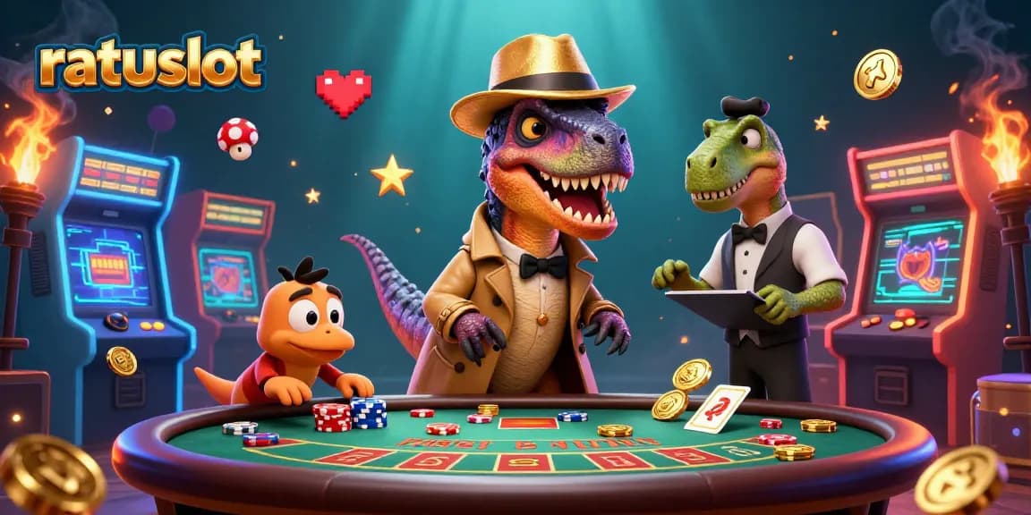 Win big at ratuslot while enjoying vibrant slots action with playful characters and gaming elements.