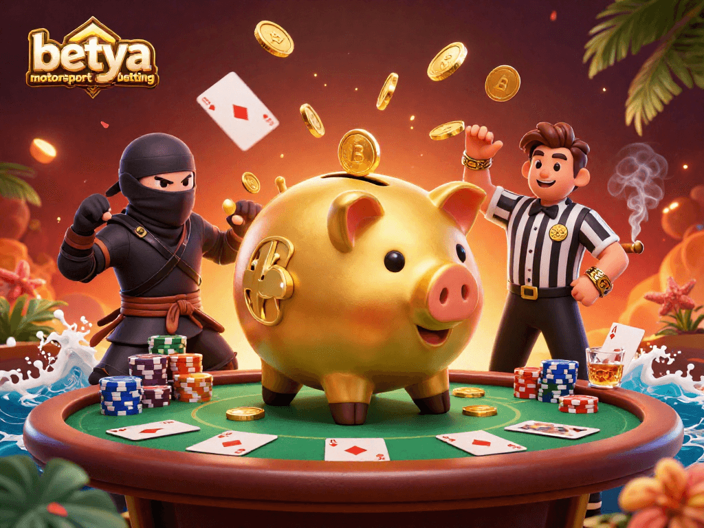 Engage in betya motorsport betting with vibrant characters and immersive casino elements.