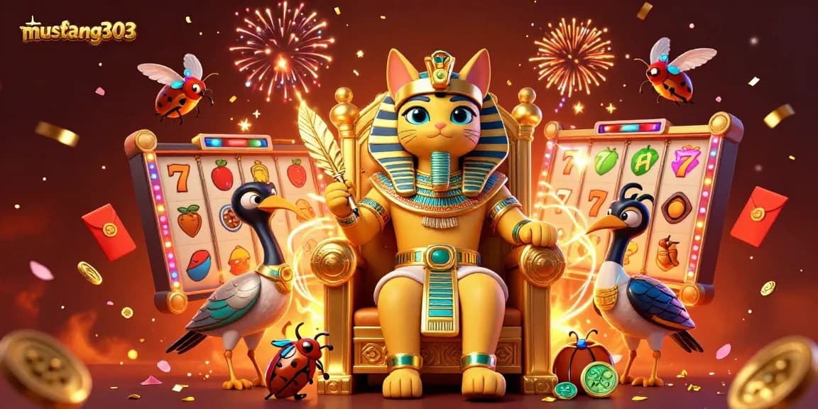 Engage with mustang303 slot games featuring pharaoh cat and abundant treasures.