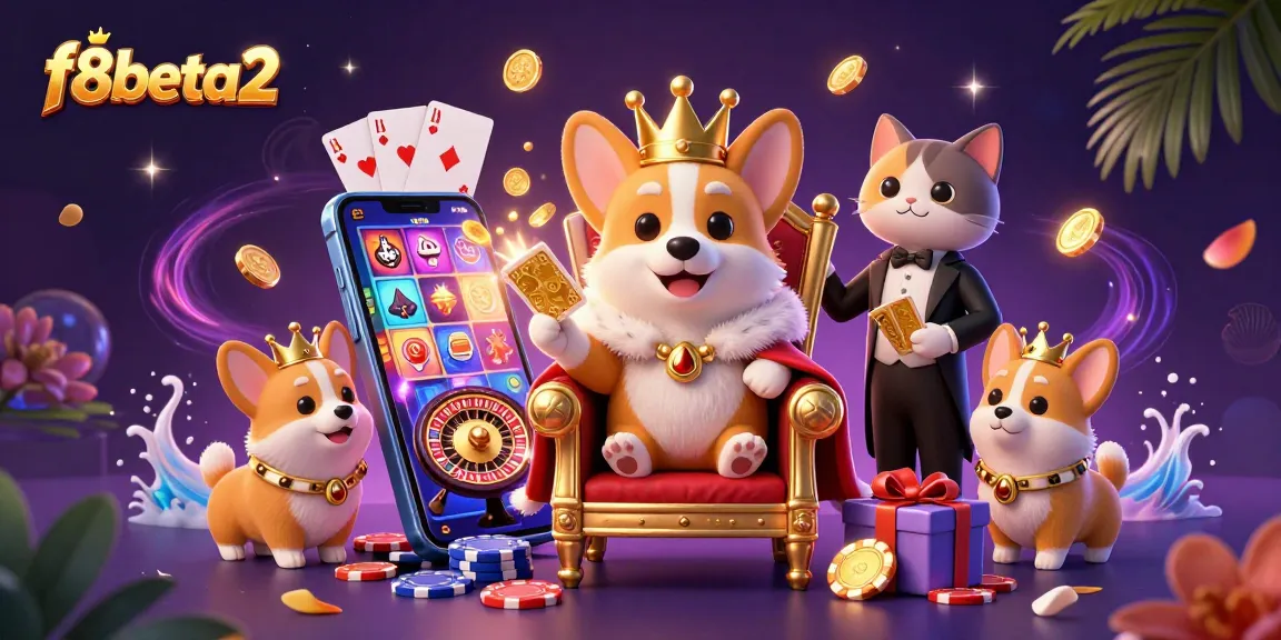 Play exciting games at f8beta2 with a royal corgi and dynamic casino elements.