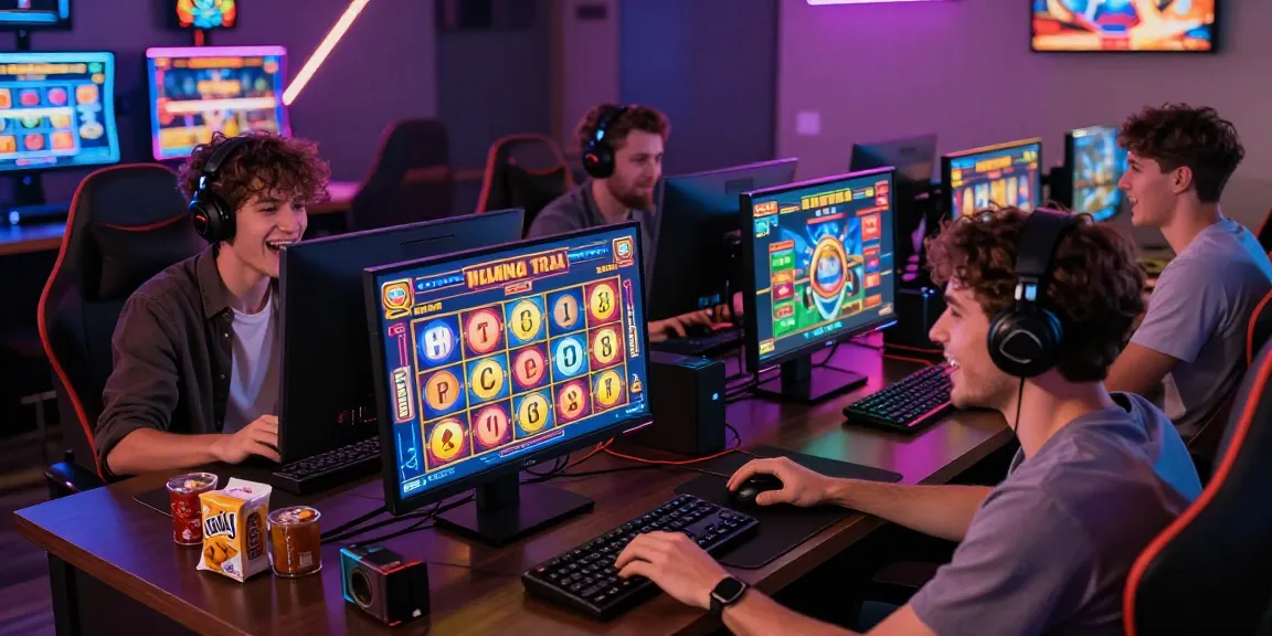 Players enjoying thrilling slot games at https://garuda55.com/ in an engaging gaming environment.