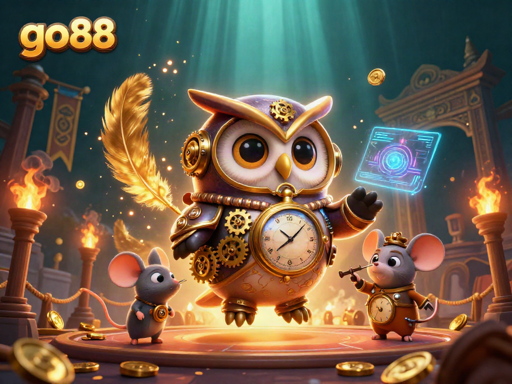 Experience the excitement of go88 with this 3D casino illustration, featuring dynamic elements and vibrant colors.