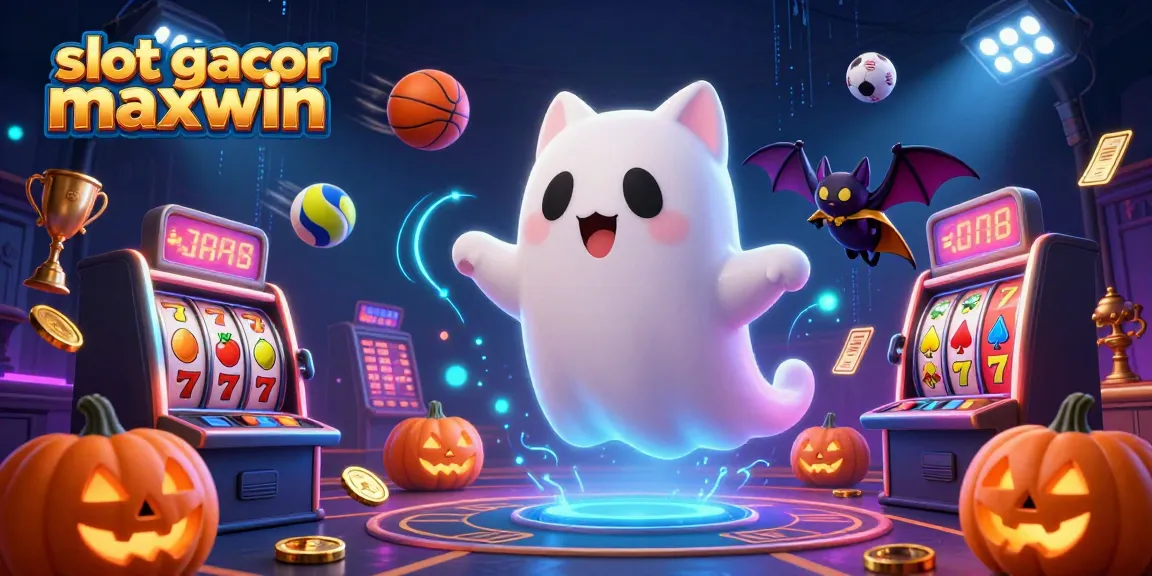 Engage in thrilling slot gacor maxwin gaming adventures with friendly spirits in a magical casino.