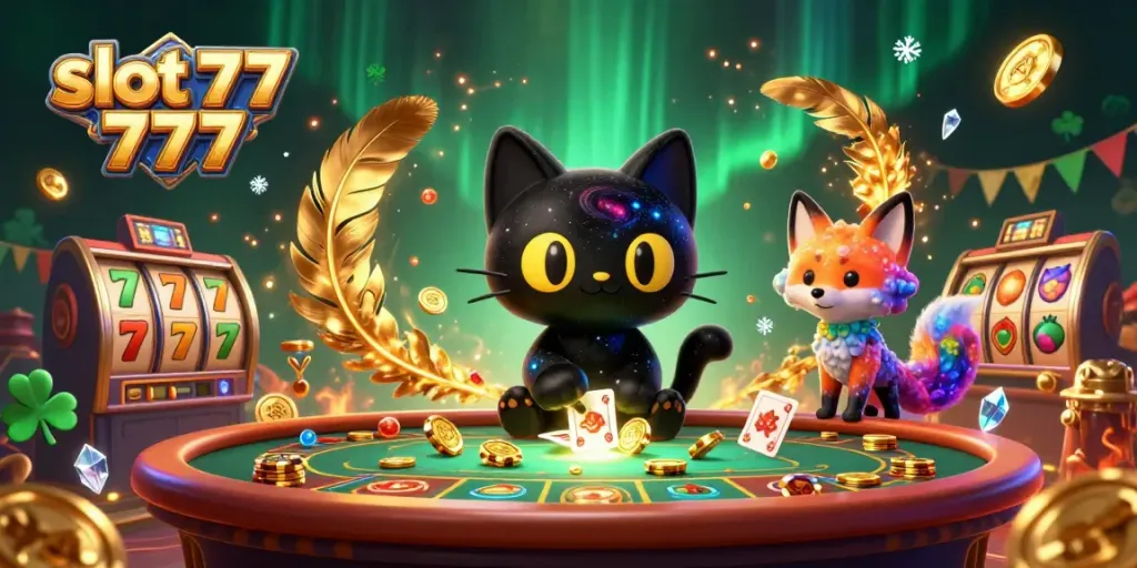 Raih kemenangan dengan slot 777 dalam pengalaman kasino yang meriah dan penuh warna.
