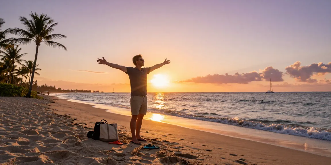 https://miami4d.com/ Pemandangan matahari terbenam yang indah di Miami dengan pelancong menikmati suasana pantai.