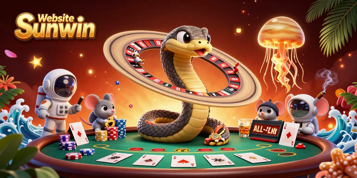 Experience thrilling moments on Website Sunwin with bets placed by tiny astronaut mice in a cosmic casino.