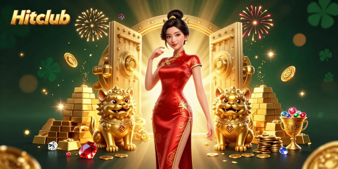 Engage in thrilling gameplay at Hitclub with a vibrant 3D scene showcasing casino excitement.