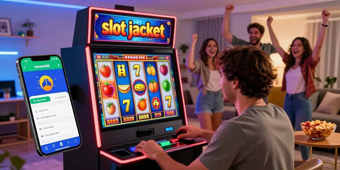 Menangkan slot jackpot dengan aplikasi Heroslot88 saat bermain mesin slot digital di ruang tamu yang nyaman.