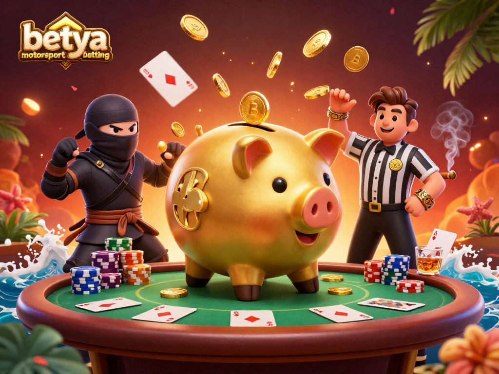 Engage in betya motorsport betting with vibrant characters and immersive casino elements.