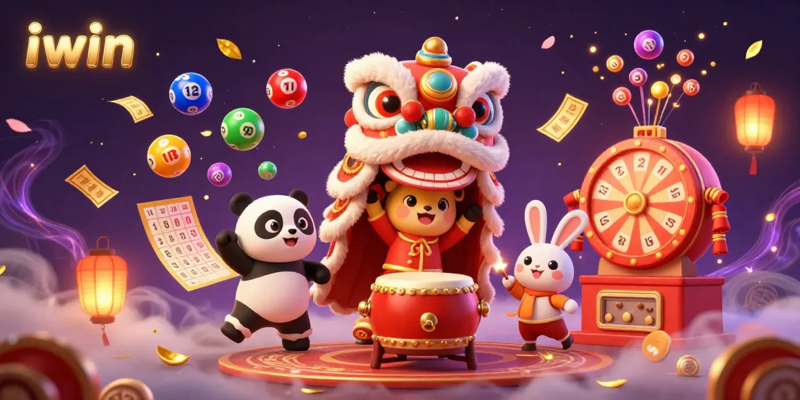 Experience thrilling gameplay in iwin's vibrant gambling scene with lucky characters and dynamic game elements.