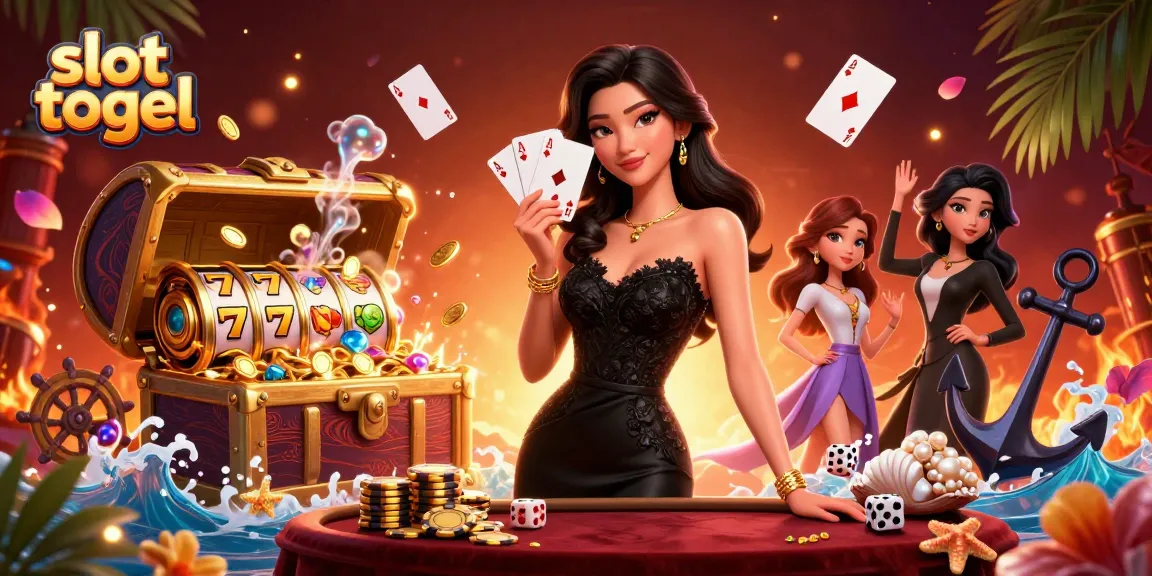 Enhance your slot togel experience with this vibrant casino scene, showcasing dynamic gaming elements.