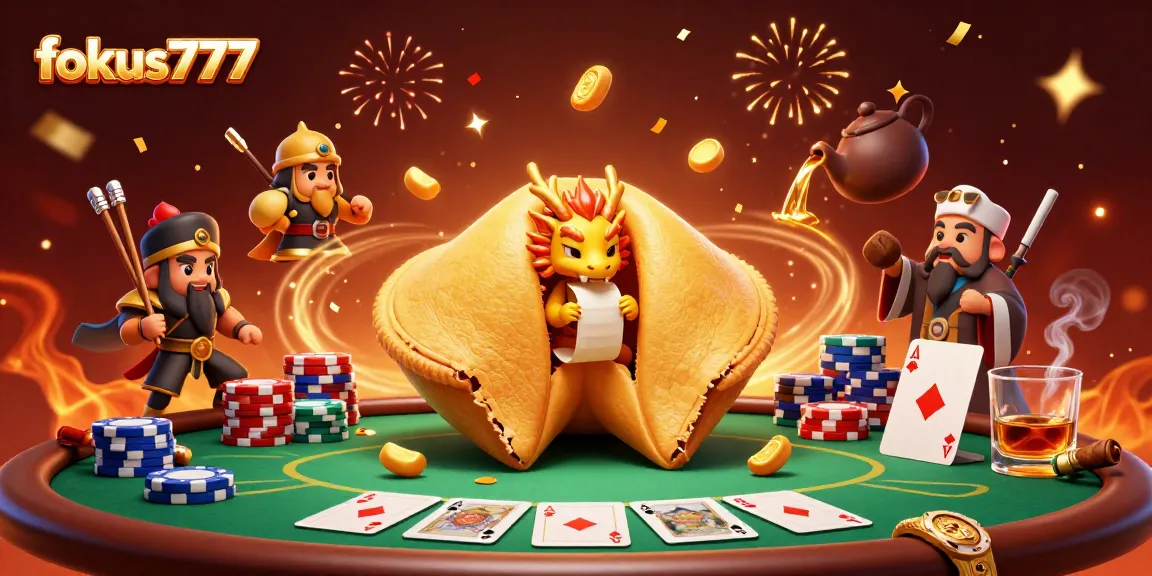 Experience thrilling moments playing at fokus777 with vibrant poker elements and magical characters.