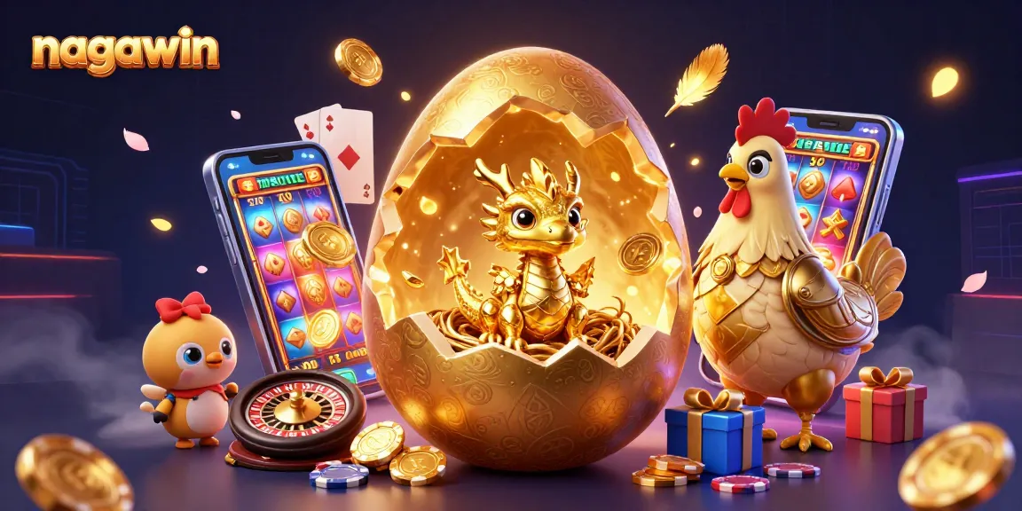Nagawin memberikan pengalaman unik dengan naga emas di tengah tumpukan chip poker dan permainan kasino.