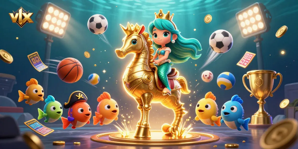 Experience exciting gaming with the vlxx mermaid princess in a vivid underwater scene full of casino action.