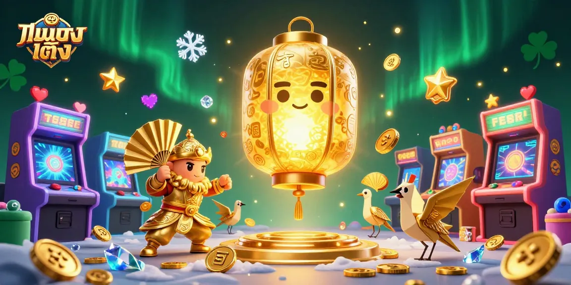Bet on แทงบอลเต็ง with a vibrant 3D casino scene featuring dynamic characters and colorful gaming elements.