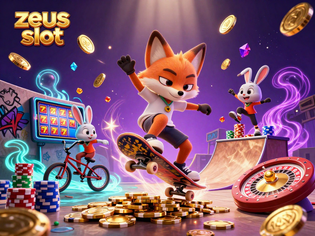 Experience the thrill of zeus slot with dynamic characters and vibrant gambling elements.
