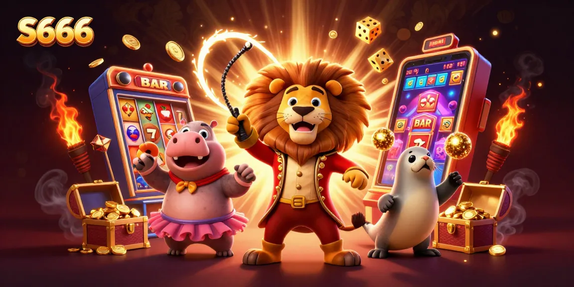 Experience exhilarating gameplay with the S666 engagement at a vibrant casino scene.