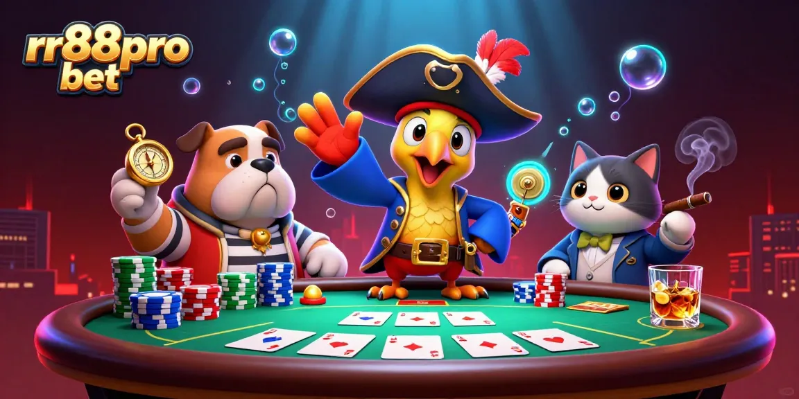 Join the excitement at rr88pro bet with intense poker action and vibrant casino elements.