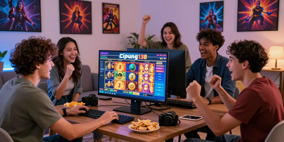 Pengalaman seru bermain slot online di cipung138 dengan teman-teman, suasana hangat dan penuh tawa.