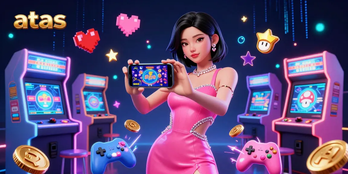 Engage with the exciting slots and games at atas Casino, featuring vibrant characters and dynamic gaming elements.