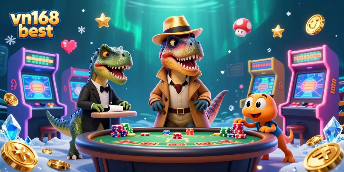 Experience the excitement at vn168 best casino with lively characters and vibrant gaming elements.