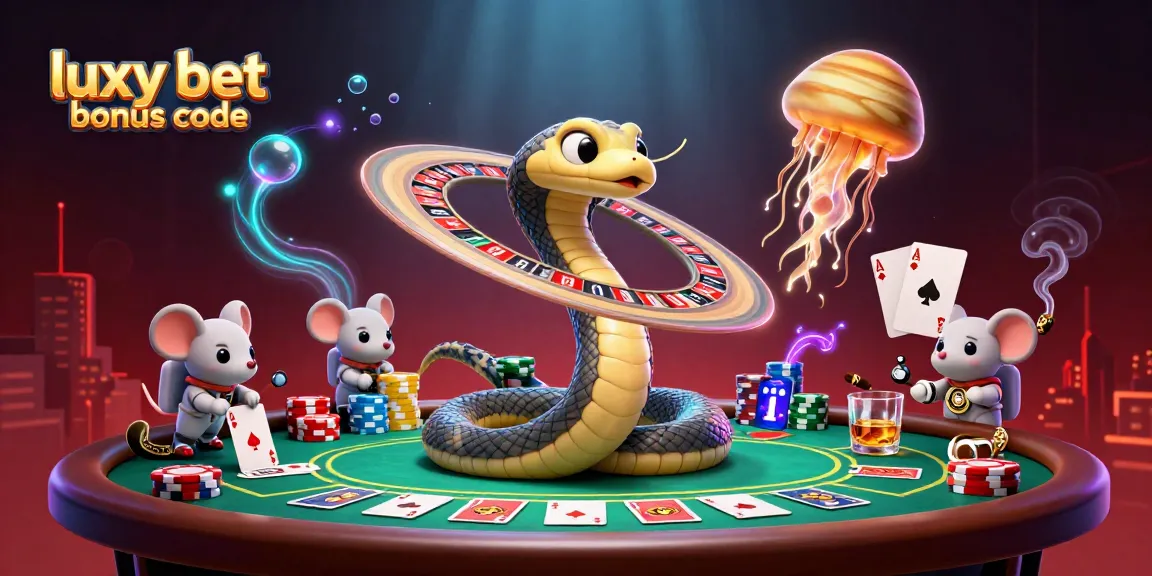 Engage with luxy bet bonus code in a cosmic casino featuring astronaut mice and a roulette planet.