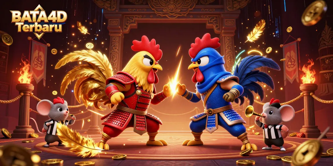 BATA4D Terbaru menampilkan duel seru antara ayam jantan bertarung dengan efek visual yang menakjubkan dan elemen perjudian.