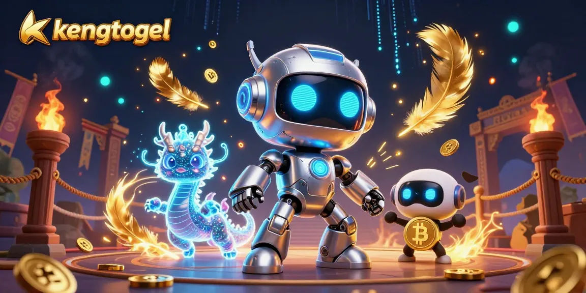 Engage with keongtogel for daily winning strategies in a vibrant 3D cyberpunk lottery scene.