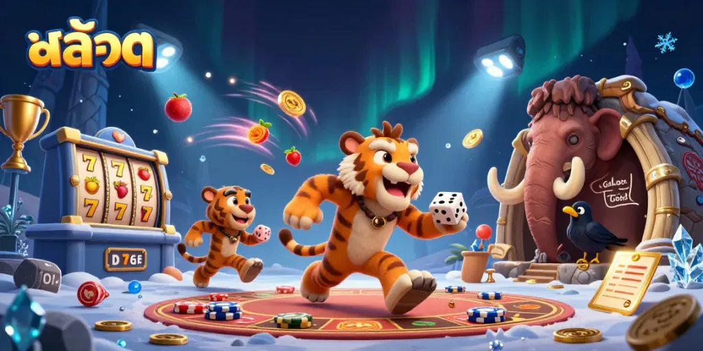 ปั่นสล็อตที่คาสิโนช่องทาง prehistorical ที่เต็มไปด้วยช่องสล็อตและรางวัลมากมาย