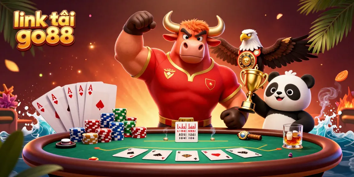 Experience winning thrills with link tải go88, capturing an energetic casino scene full of excitement.