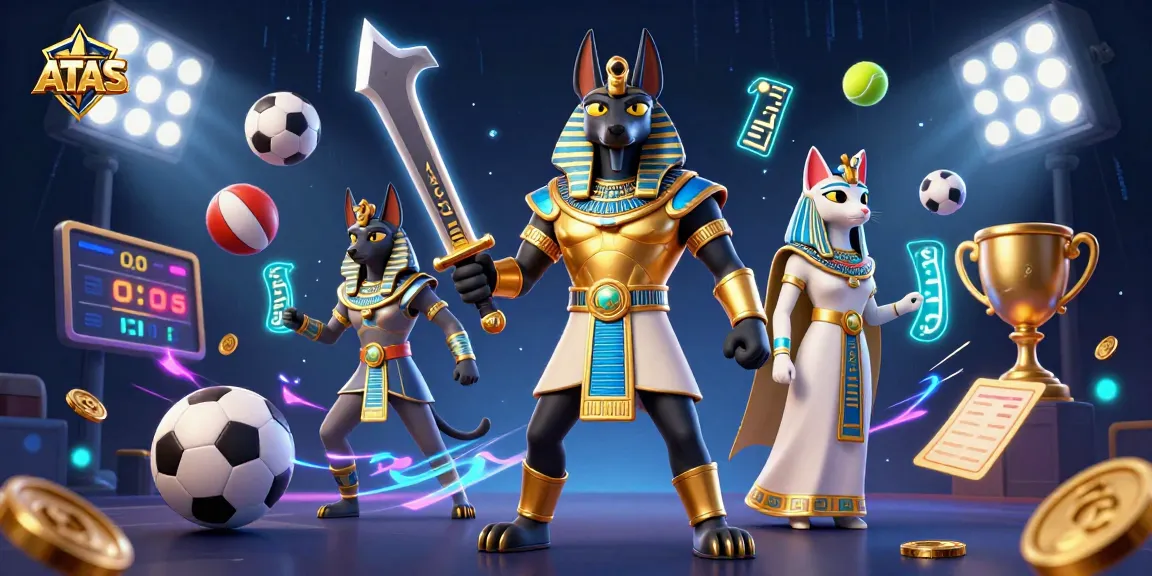 Engage with ATAS, where Egyptian warriors bring the thrill of sports betting alive in an electric casino.