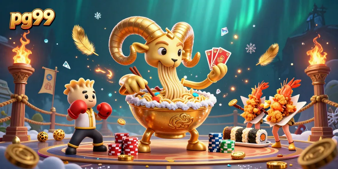 Join the excitement at pg99 with vibrant characters in a thrilling casino atmosphere while stacking chips.