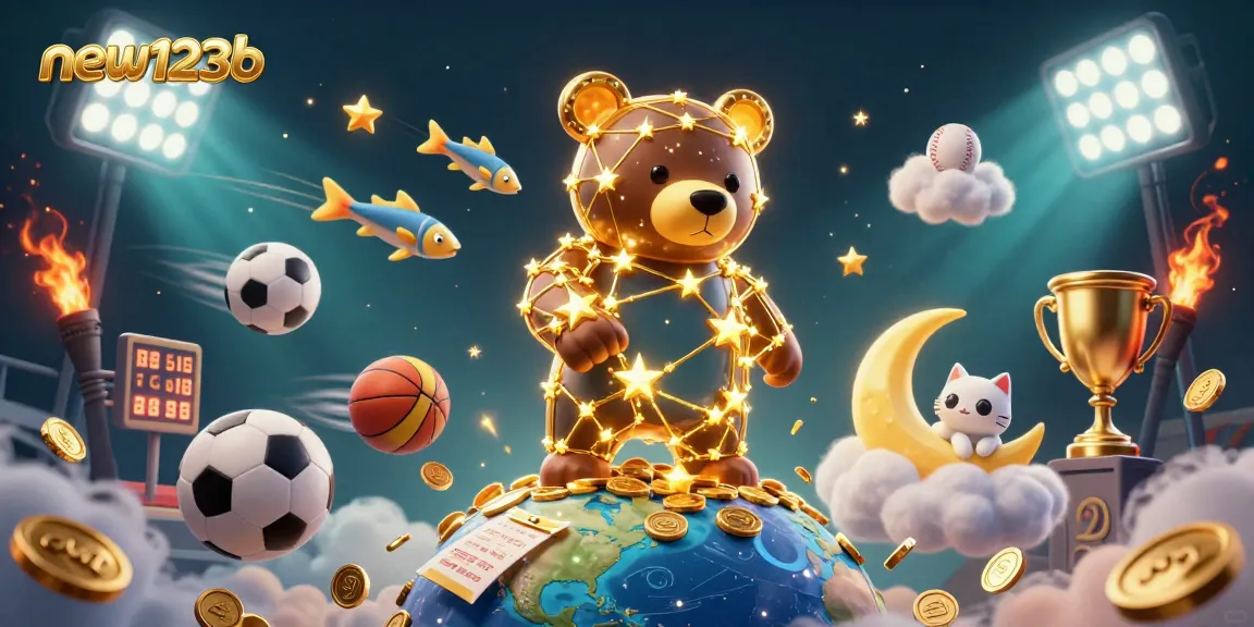 Engage with new123b through an exciting 3D casino world filled with stars and sports elements!