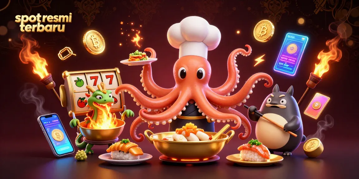 Slot resmi terbaru diperlihatkan dalam ilustrasi 3D, menampilkan karakter unik di kasino.