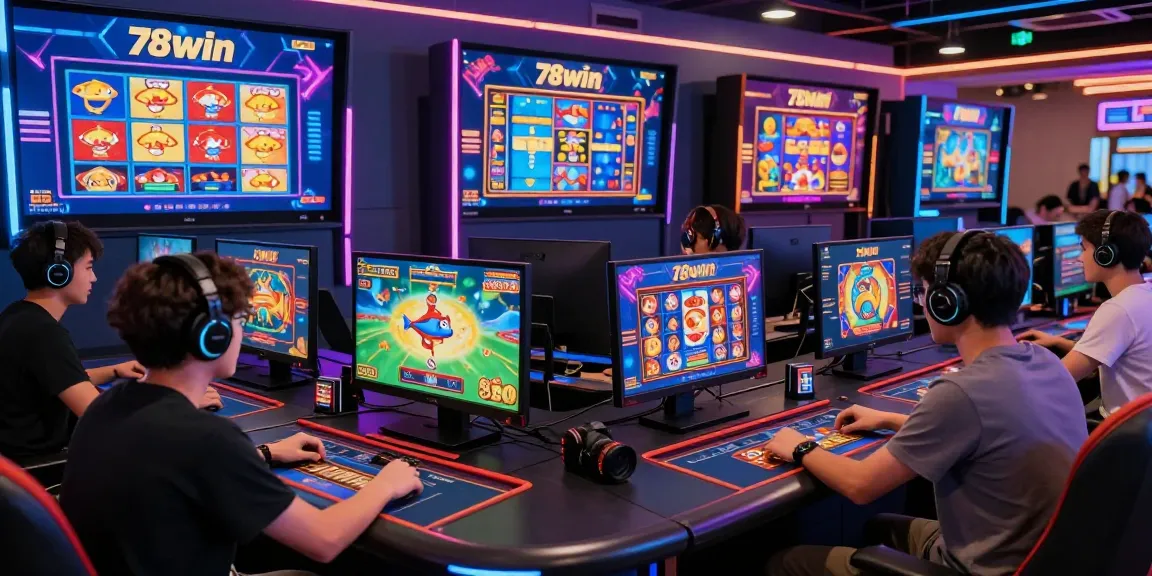 Players enjoying the thrill of online gaming at 78win, showcasing diverse betting options and vibrant interface.